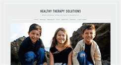 Desktop Screenshot of healthytherapysolutions.com